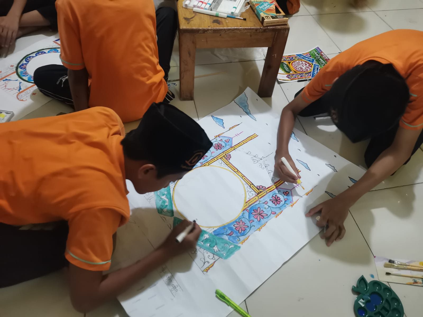 Karya seni kaligrafi siswa STP Isykariman 2