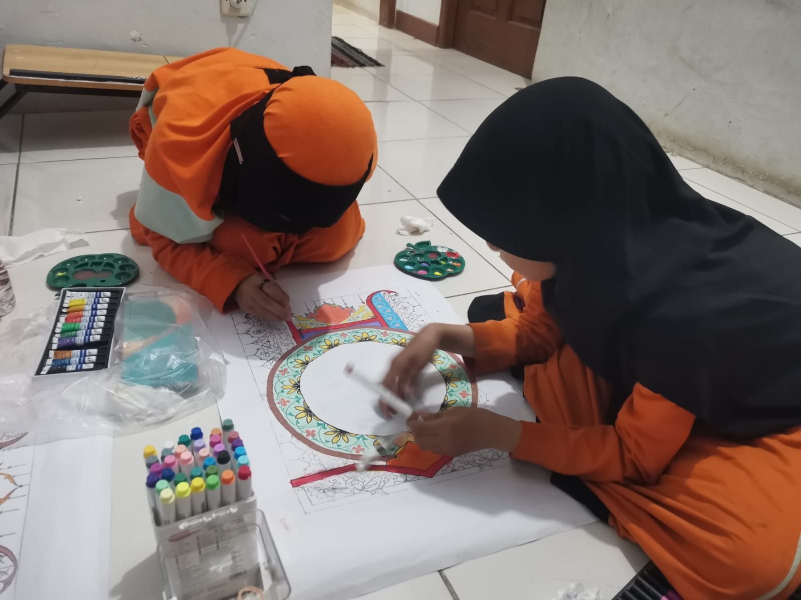 Karya seni kaligrafi siswa STP Isykariman 3