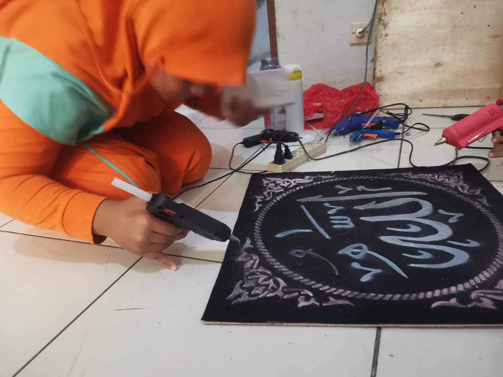 Karya seni kaligrafi siswa STP Isykariman 5