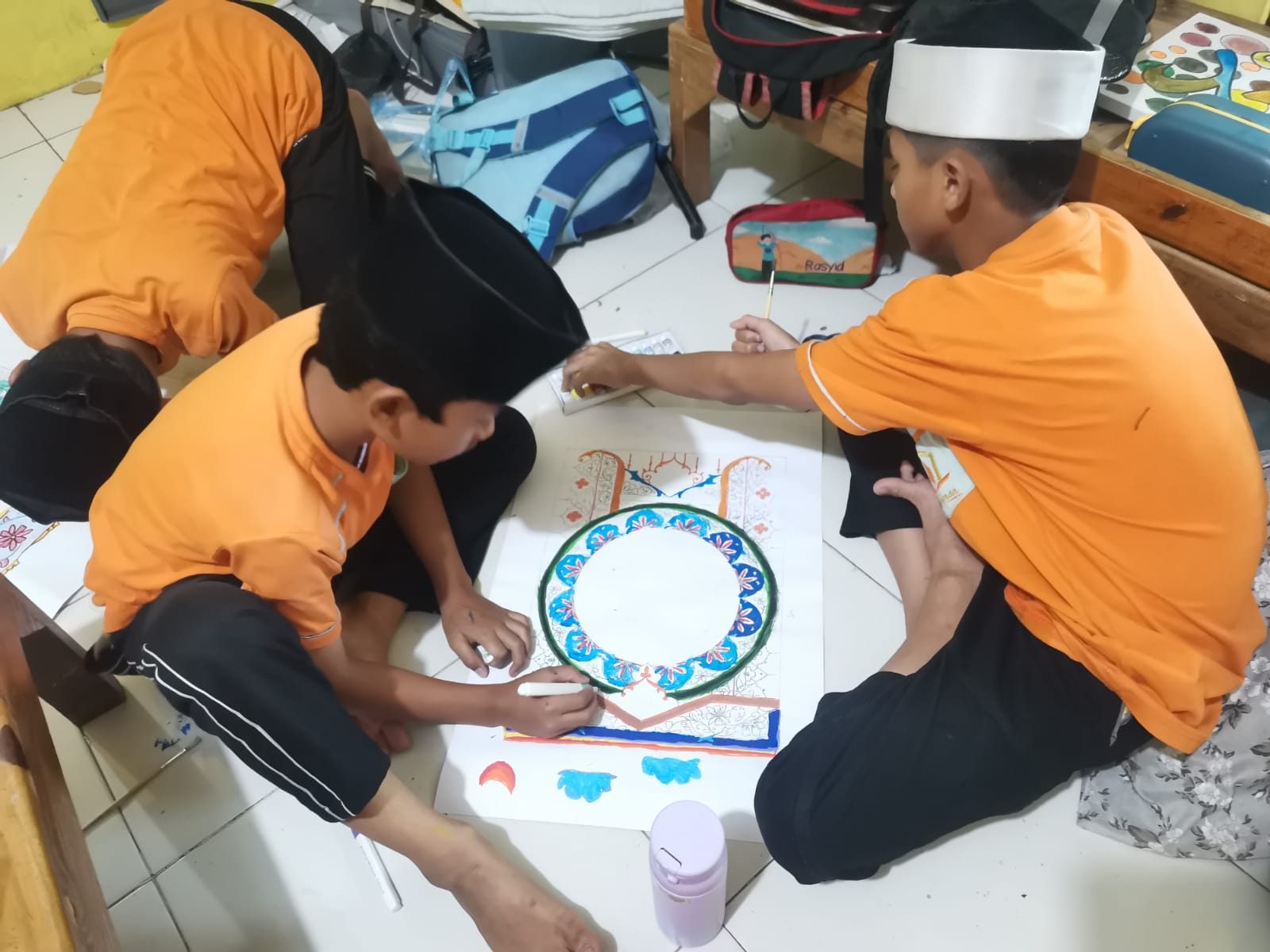 Karya seni kaligrafi siswa STP Isykariman 6