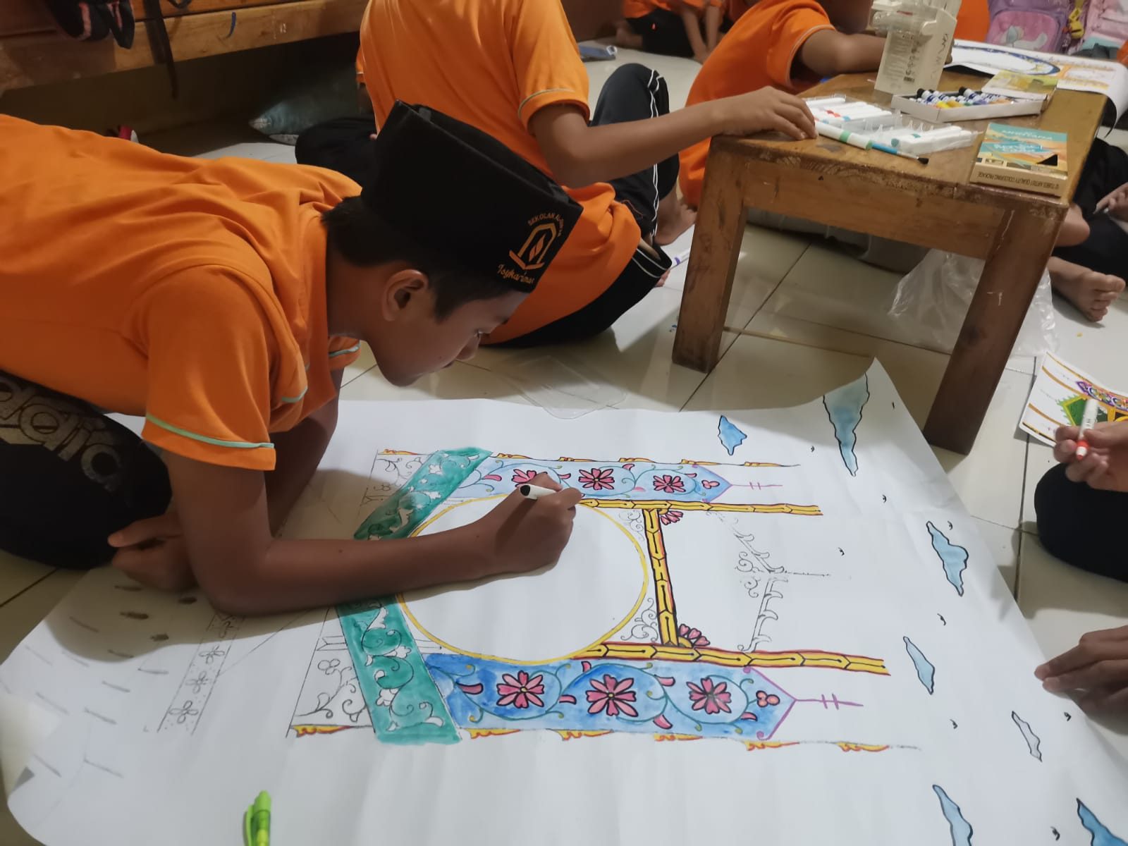 Karya seni kaligrafi siswa STP Isykariman 7