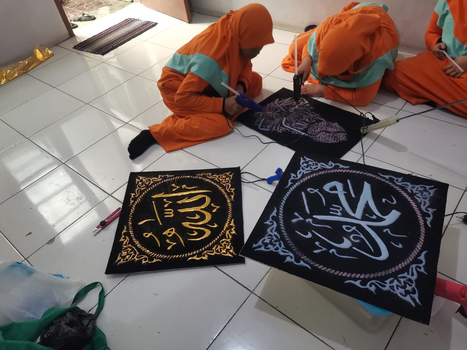 Karya seni kaligrafi siswa STP Isykariman 9
