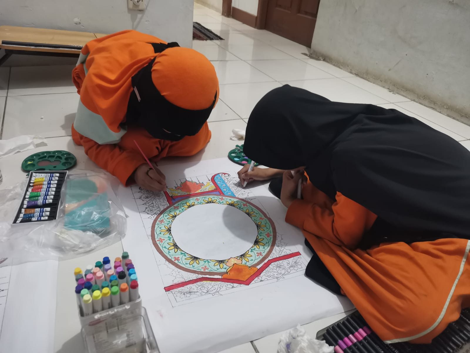 Karya seni kaligrafi siswa STP Isykariman 10